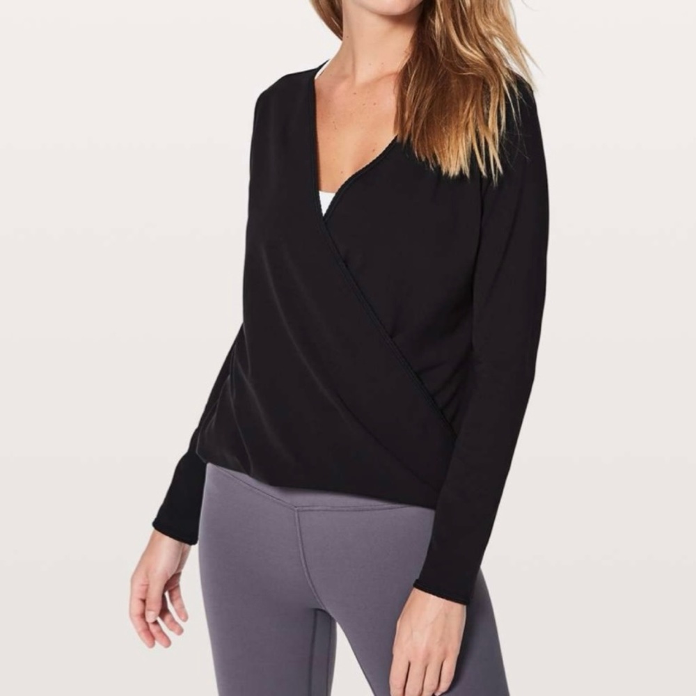 Lululemon Full Freedom Long Sleeve Top Black